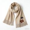 Women S Thick Korean Style Solid Faux Cashmere Scarf Winter Shawl Couple Neck Wrap