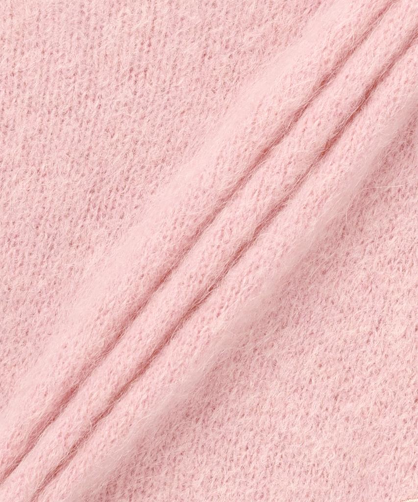 Gani Brushed Alpaca O-Neck Knit - Pink / K2272868