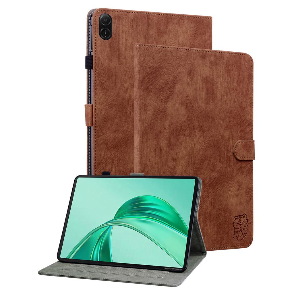 Für Honor Pad X8a Hüllen Tiger-Aufdruck Kratzfestes PU-Leder Tablet-Hülle