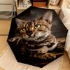 1 Stück Katzen Schmetterlinge Automatischer Regenschirm - Geeignet für Reisen Outdoor Tragbarer Regenschirm Geburtstagsgeschenk Tägliche Notwendigkeiten