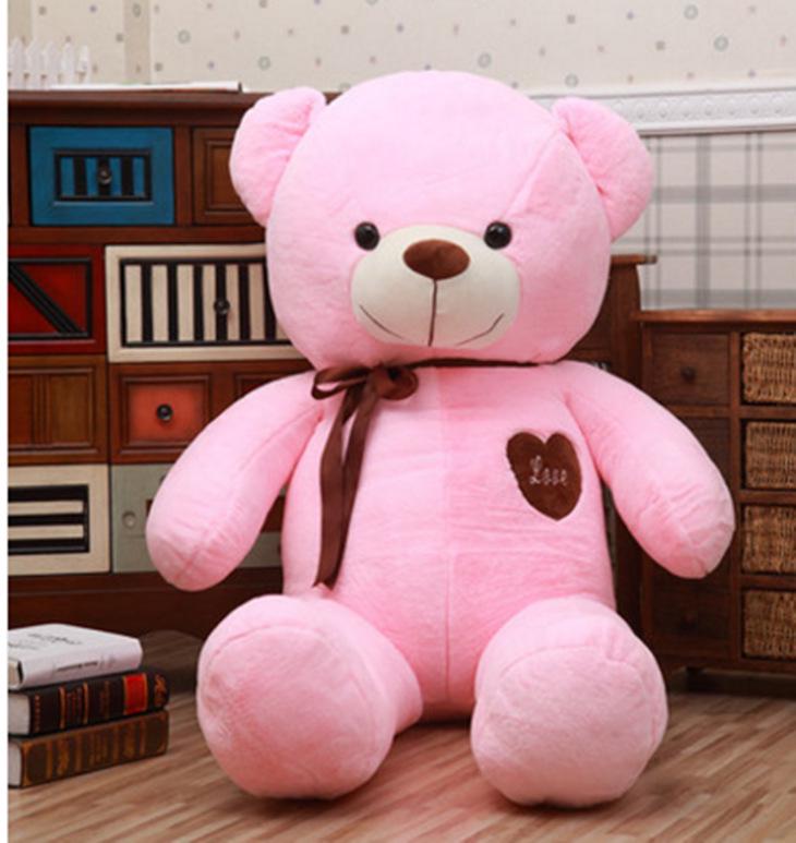 

Plush Teddy Bear Rag Doll Toy Collection 60 cm рожевий