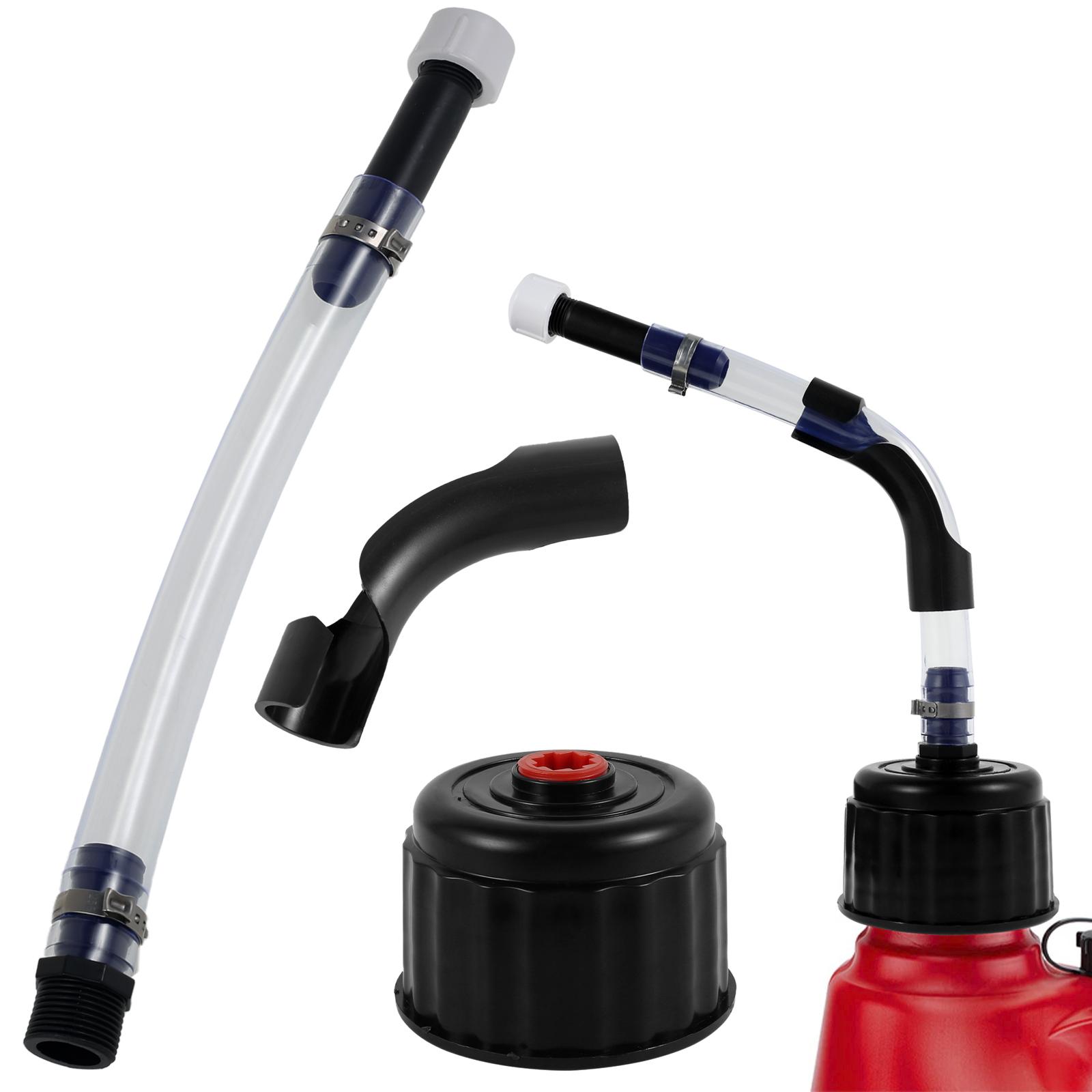 Шланг для гоночной канистры с 2 железными хомутами против протечек, шланг для заправки топлива с крышкой топливного бака, сгибатель шланга, маслопровод, топливный бак