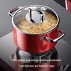 Maibale 22cm Deep Enamel Stew Pot