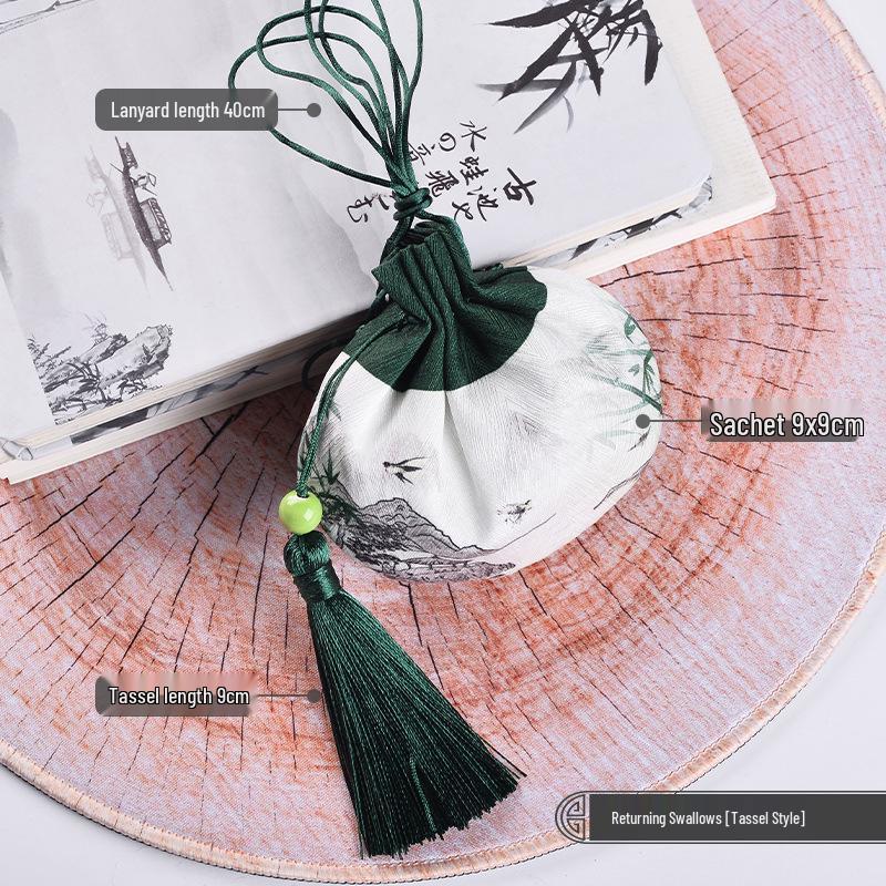 Dragon Boat Festival Lucky Sachet and Coin Pouch - Hanfu Car Pendant and Small Gift.