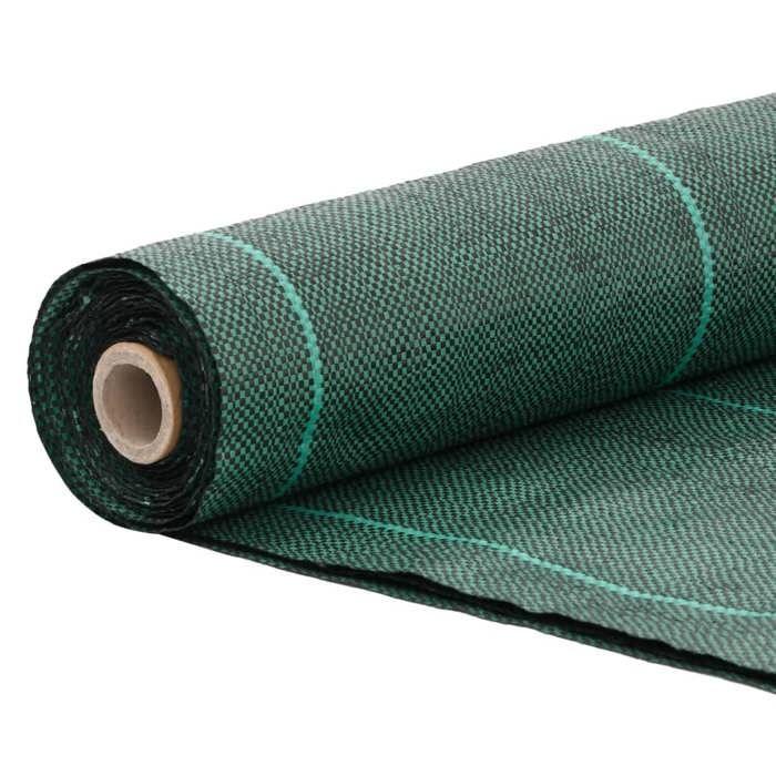 VidaXL Green Weed Control Membrane 2x5 M PP, Weed Barrier Fabric, Weed Control Membrane, 4005262
