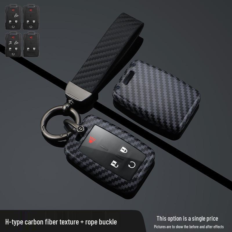 Suitable Key Cover for Chevrolet Suburban, GMC Shell, and Parallel Imported Car Keychains