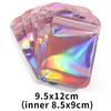Laser Rainbow Self Sealing Bag Reusable Sealed Zipper Lock Packaging Bag Earrings Necklaces Hair Accessories Wrapping Pouch Product Storage Sack