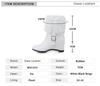 Ladies Height Increasing Fur Ankle Boots Daily Concise Boots Buckle Women High Heels Shoes Female Winter Botas Mujer White Black