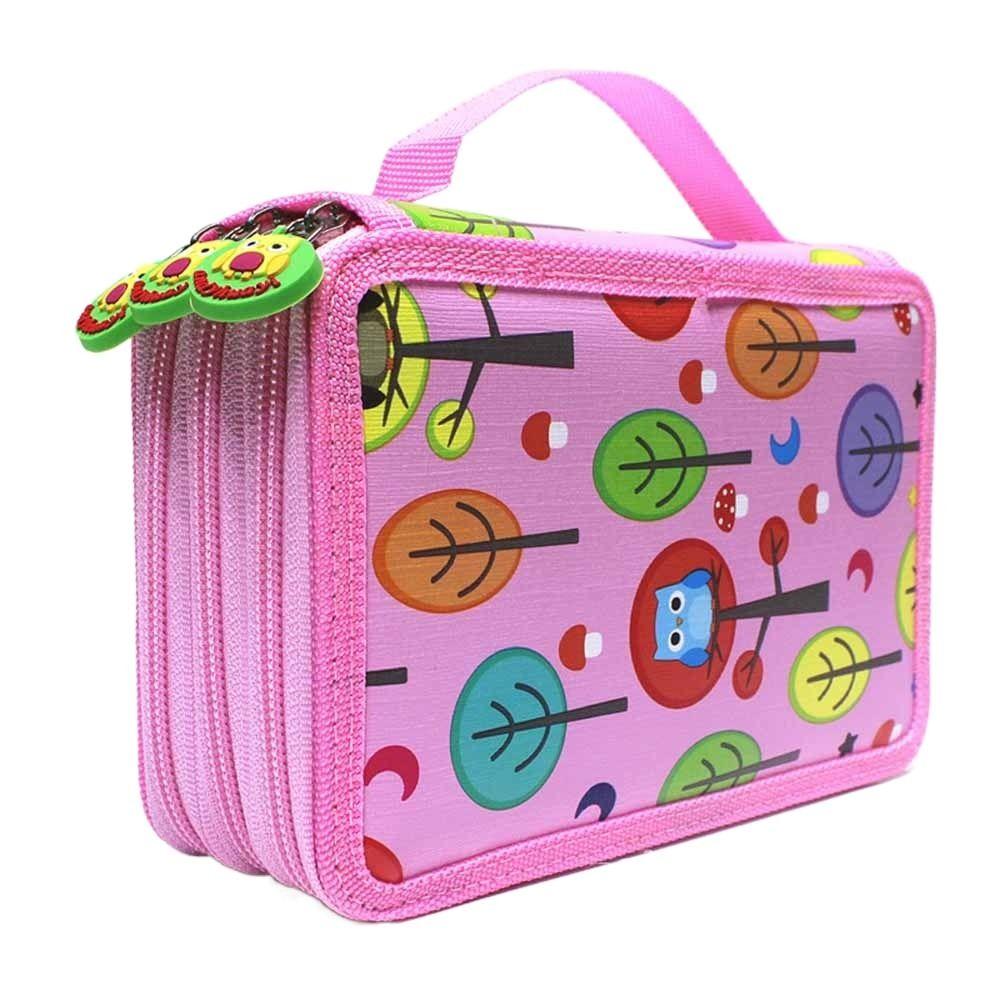 32/52/72 Hole Pen Storage Bag Large Capacity Paintbrush Organizer  Art Supplies Organization