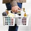 Hollow Out Toiletries Organizer Box 3 Compartments Storage Basket Shower Basket  for College Dorm
