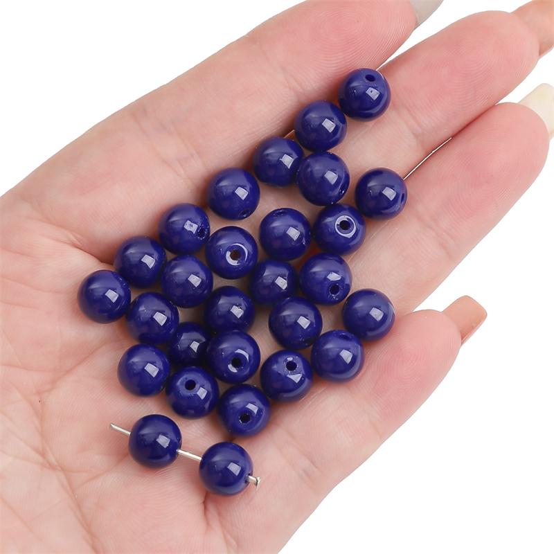 

20/50 шт. хрустальные стеклянные бусины однотонные ретро-бусины-разделители для самостоятельного изготовления ожерелья, браслета, ювелирных изделий 20pcs