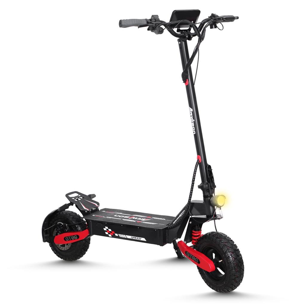 Arwibon GT06 Electric Scooter Adults, 1200W Motor 11" Off-Road Tires 48V 13Ah Battery