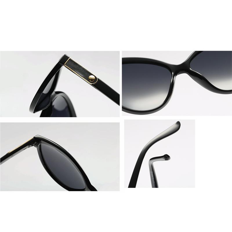 Non-polarized Gradient Women's Cat Eye Sunglasses Dazzling Trend Sunglasses Women's Driving Sunglasses