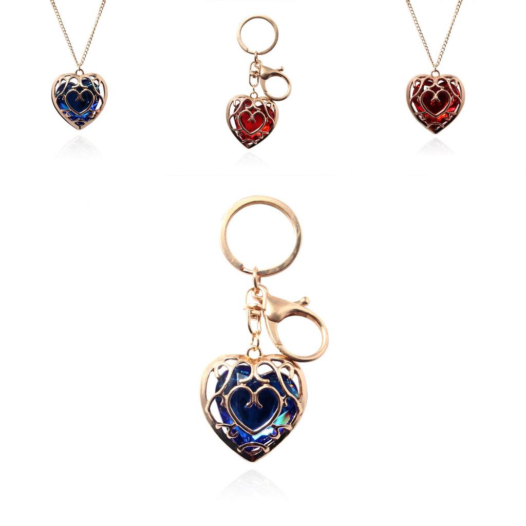 The Legend Of Zelda Crystal Necklace With Alloy Pendant For Anime Cosplay And Gift
