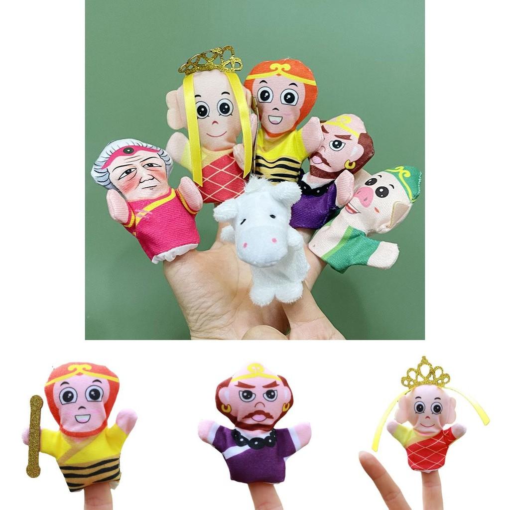 Journey The To West Tang Monk Sun Wukong Finger Cartoon Doll Plush Toy Gift