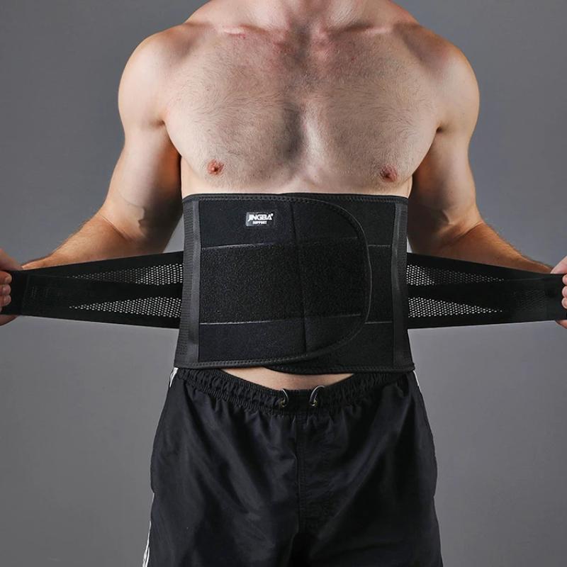 Centură de sală Centuri de suport pentru talie și spate Centură abdominală pentru burtă Reglabilă Protecție talie Centură de transpirație Centuri de suport pentru talie