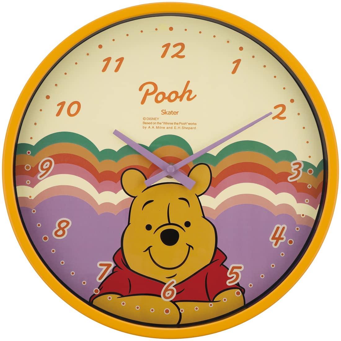 

Skater Wall Clock Disney Retro Winnie the Pooh ZHW1-A