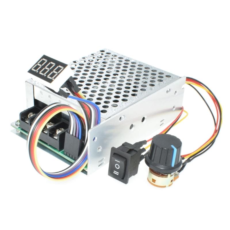 Speed Controller for Brushed Motor LCD Display Motor Regulator Adjustable Motor Controller Conveniently Change Settings