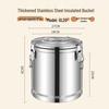 Three-Layer Stainless Steel Insulated Lunch & Tea Bucket with Faucet