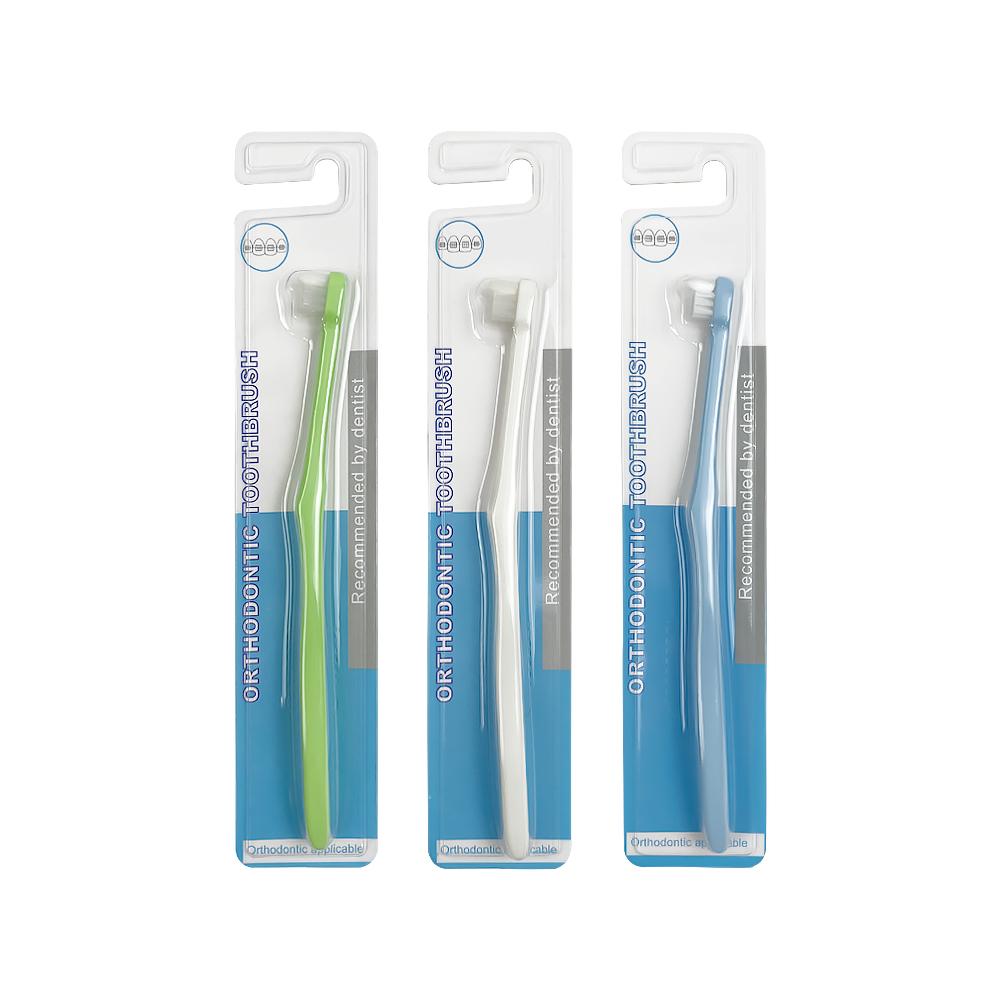 10pcs Tuft Toothbrush Small Head End Tapered Interdental Tooth Brush Orthodontic Braces Toothbrush Oral Care Dental Products