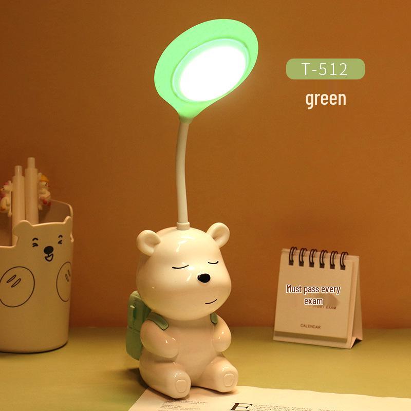 Custom Logo Small LED Table Lamp - Eye-Protecting USB Reading Light for Gifts & Promotions