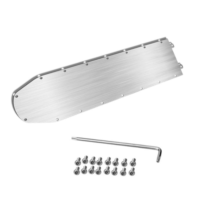 1 sada Ochranný nerezový spodní kryt baterie podvozku pro elektrické koloběžky