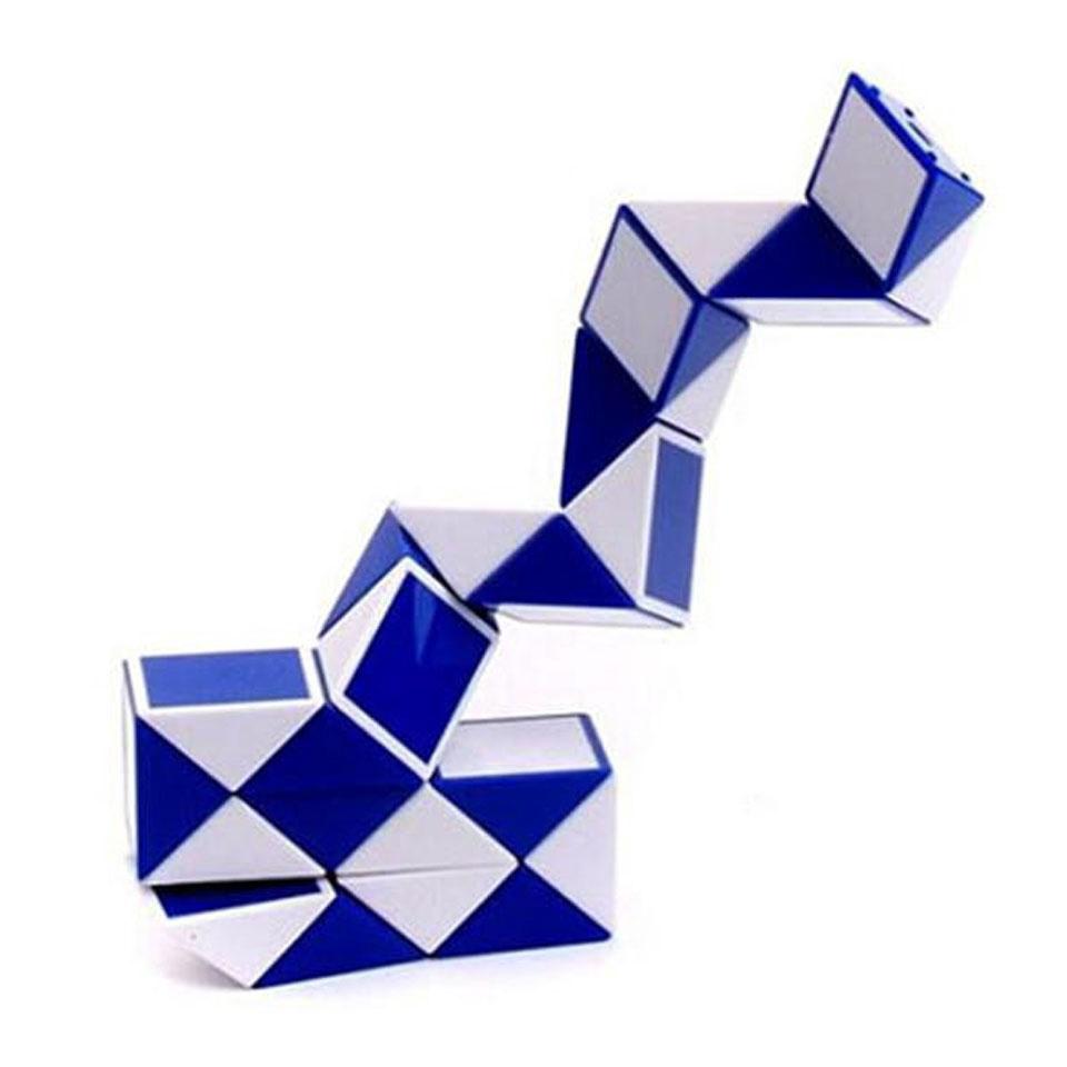 CUBIDI&reg; Mini Serpenti Magici Puzzle &ndash; Gadget Regalo Di Compleanno Bambini, Regalini Festa Bambini &ndash; Serpente Giocattolo, Gioco Rompicapo Bambini E Adulti, Magic Snake - 6pz 24 Blocchi