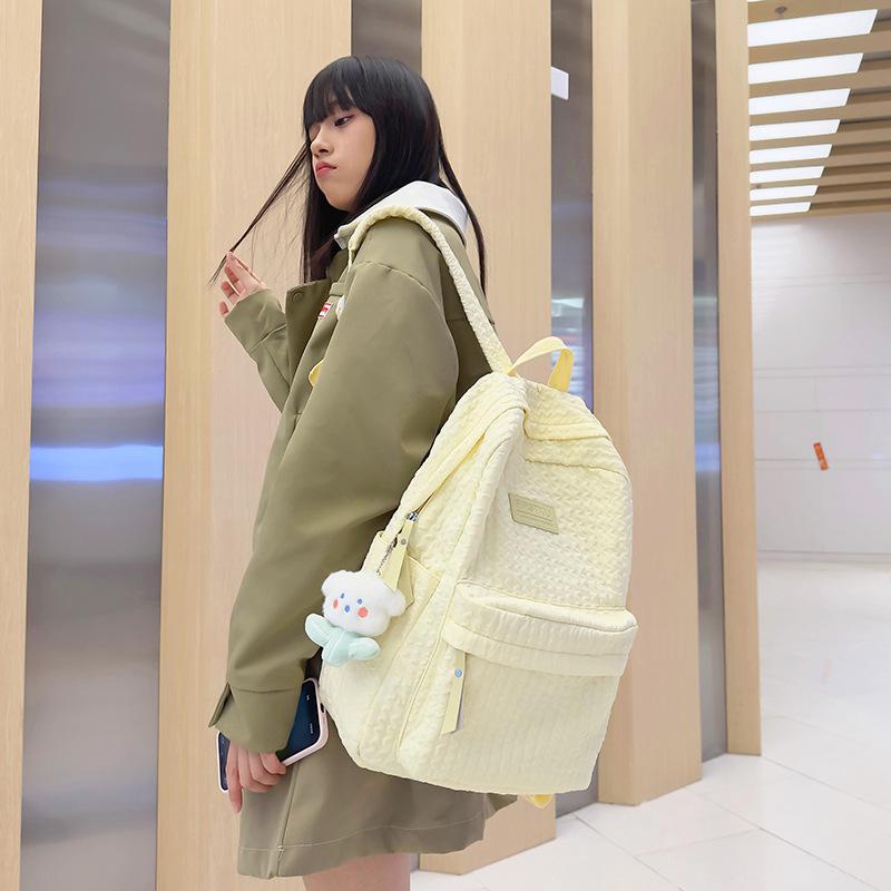 Schoolbag1011 new backpack Korean version fashion casual Mori small fresh schoolbag soft girl sweet wind versatile backpack
