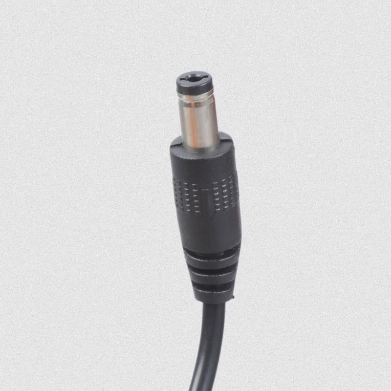 5V USB Charging Cable USB Male to DC5.5x2.1mm Male Plug with Switching Button for Electronics Like Routers and Fan