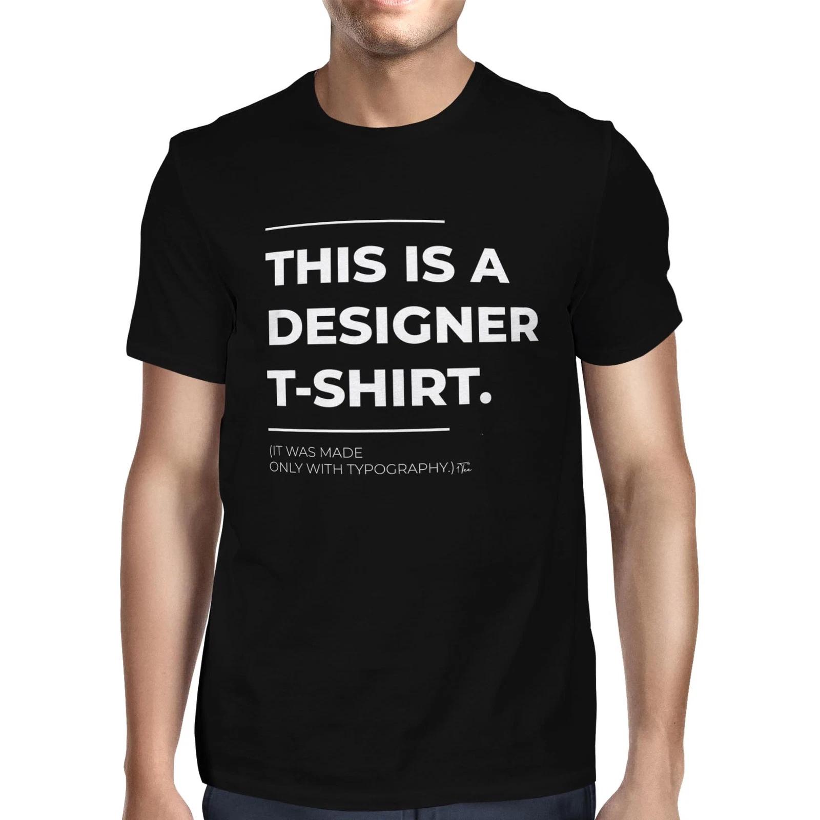 1Tee Mens This is a designer t-shirt - Typography T-Shirt XXXL