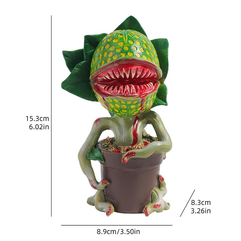 Realistisch Vleesetend Plant Decoratief Ornament Creatieve Hars Beeldje Woondecoratie voor Slaapkamer Woonkamer Bureau Ornament