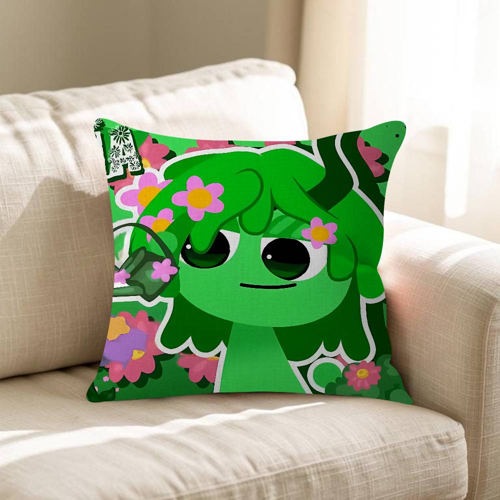 S-Sprunki Game Mini 45*45cm Cushion Cover Pillow Cover Decor Pillowcase Home Pillowcase For Couch Pillow