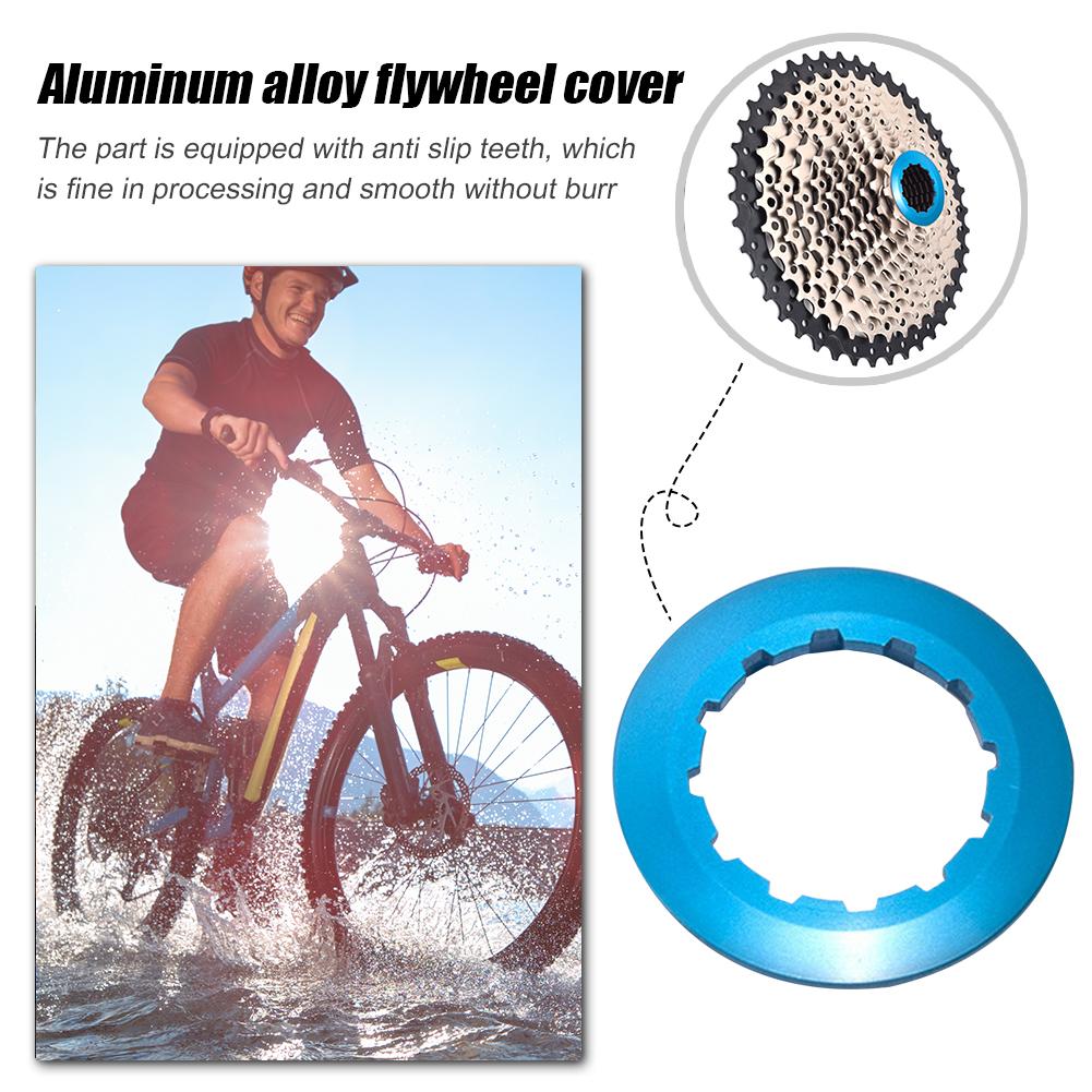 Mountain Rennrad Kassette Lockring 7075 Aluminiumlegierung Kassettenverschlussring 11Z Centerlock Scheibenbremsscheibe Fahrrad Fahrradteile