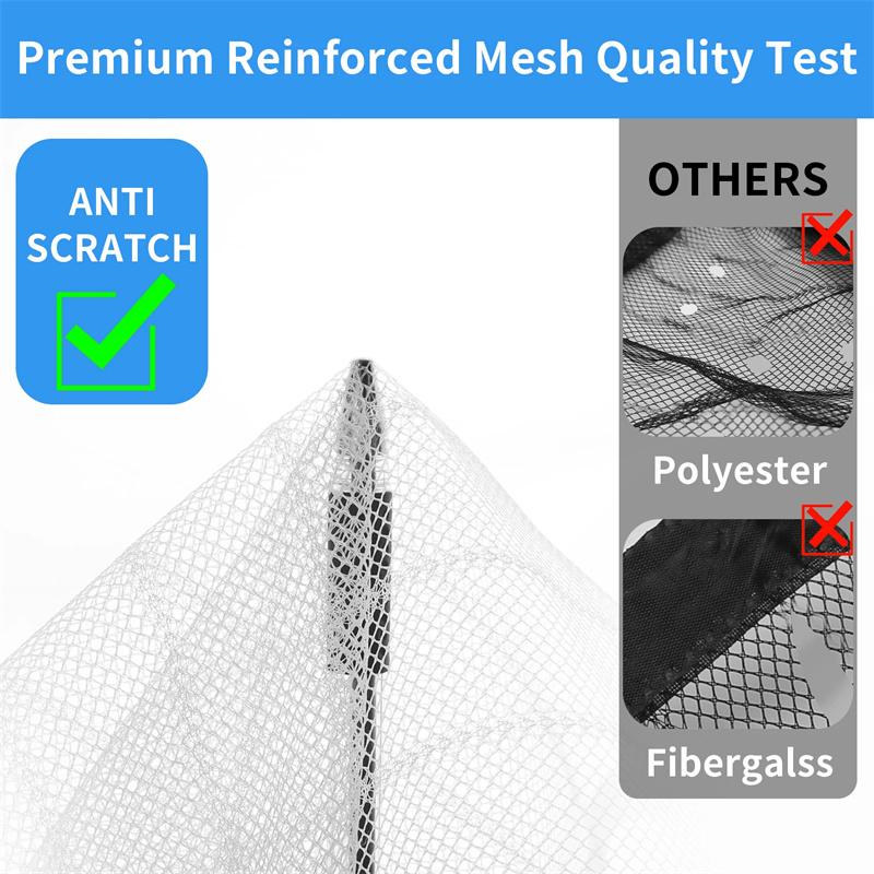 Magnetic Mosquito Door Curtain - Strong Magnet Design,Easy Install & Clean Breathable Polyester Mesh for Home Bedroom Kitchen