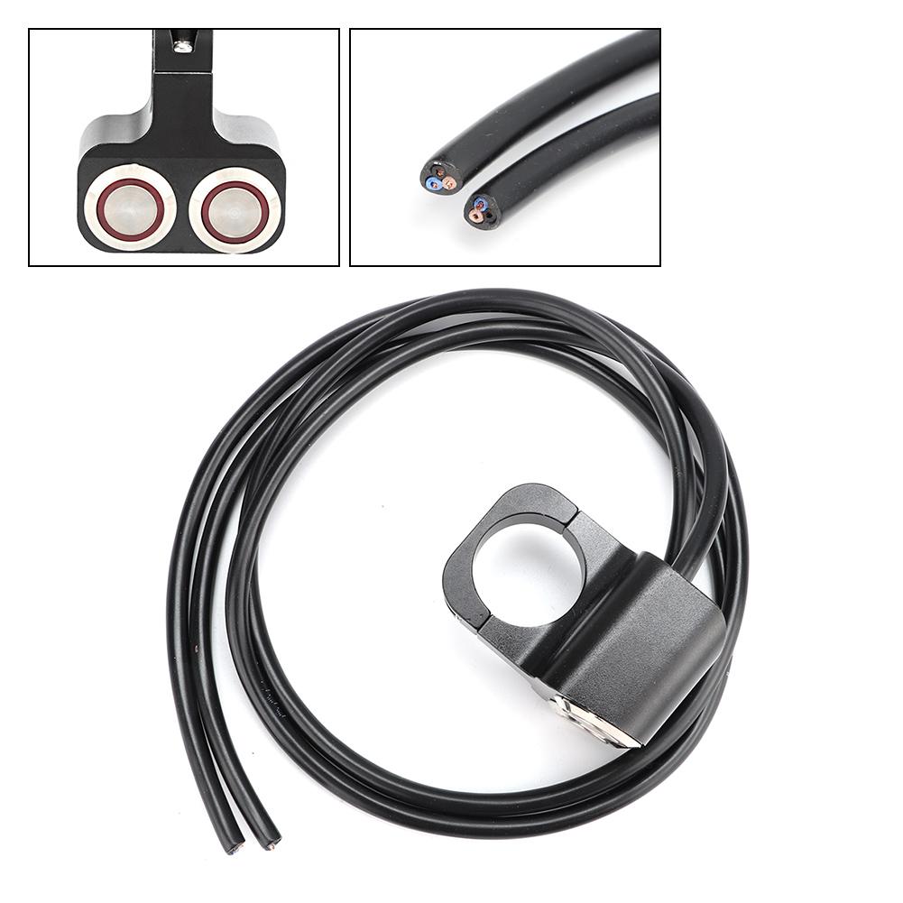 Handlebar Headlight Dual Switch Spot Light LED Waterproof Motorcycles Modification Parts 25mm