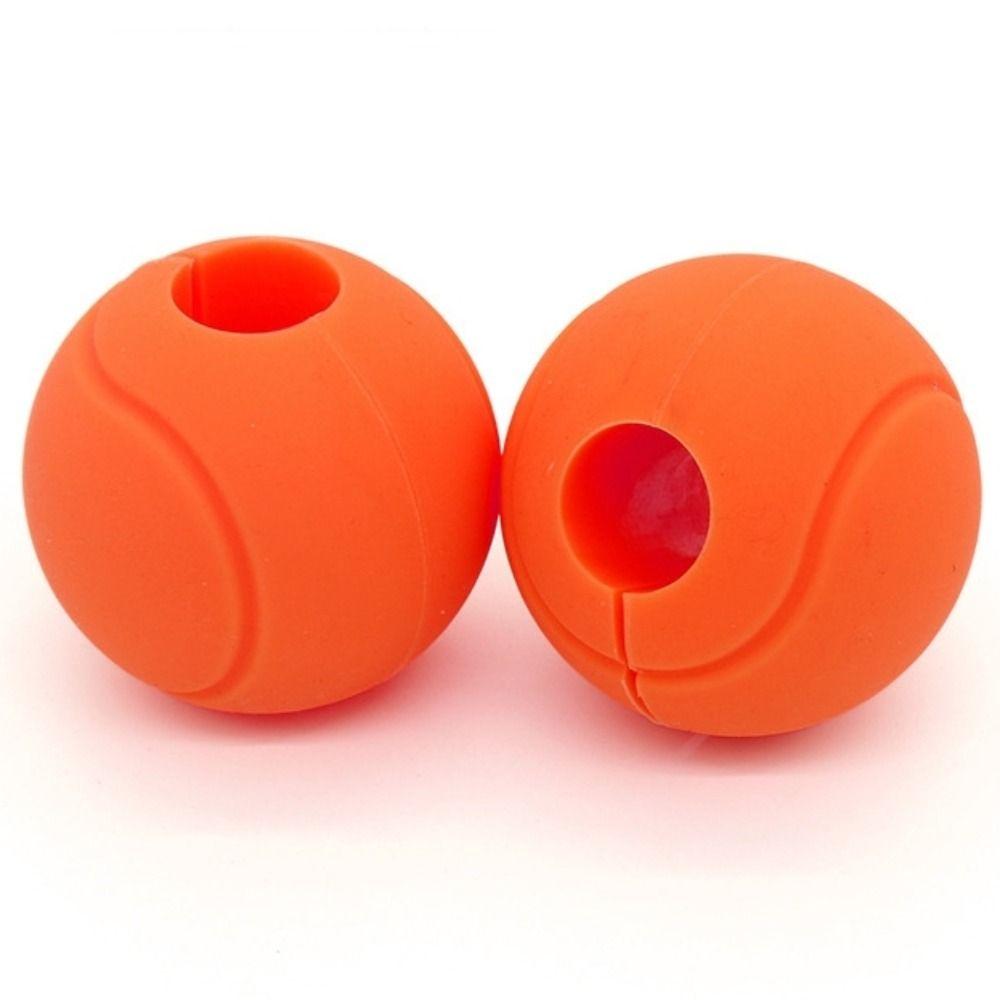 1 Pair Reduce Palm Pressure Barbell Grip Ball Weightlifting Fitness Equipment Bodybuilding
