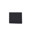 Daks Black European Leather Wallet Dd Pattern Louis