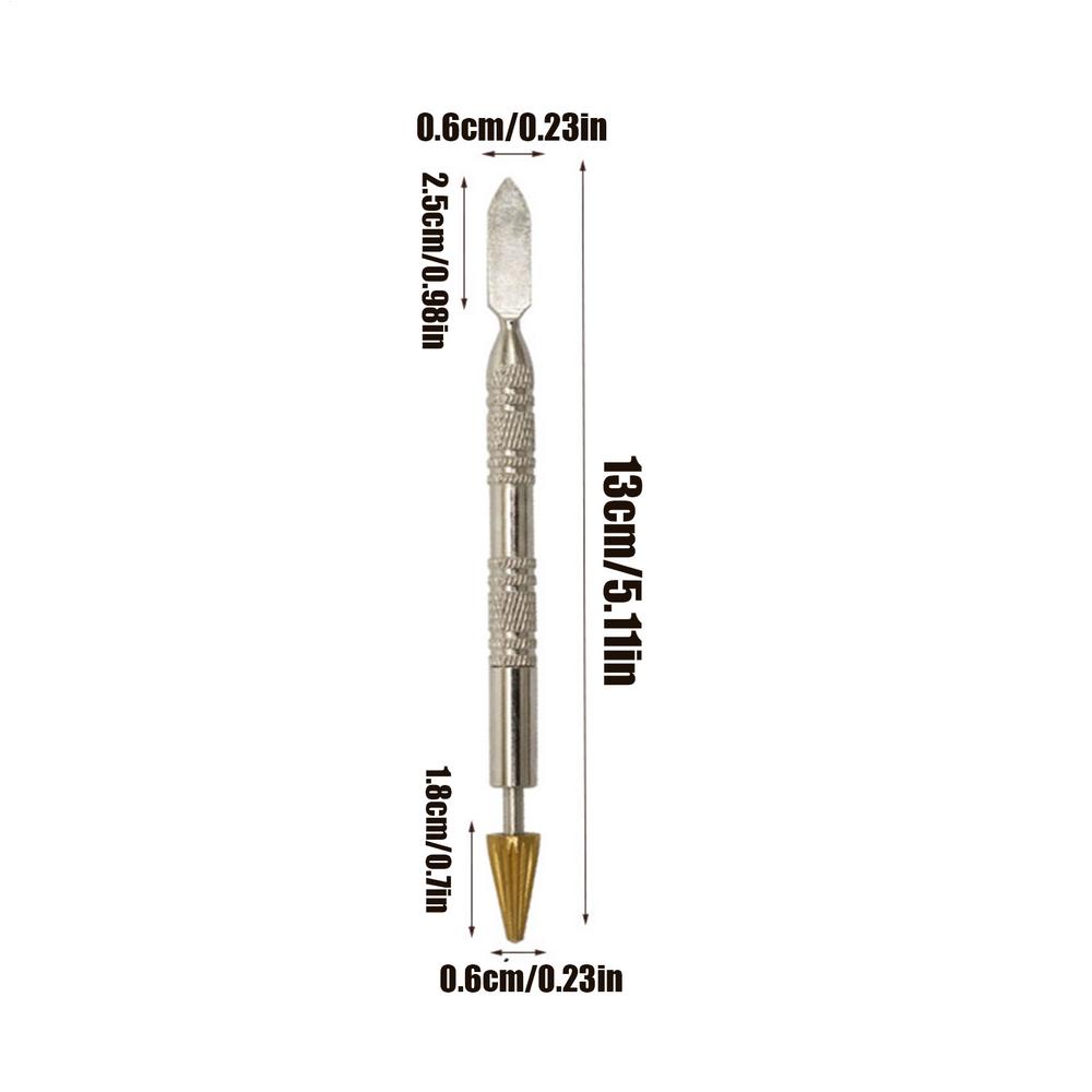 Leather Craft Tool Double Head Edge Oil Gluing Dye Painting Pen Applicator Stick Fast Paint Roller Tool Leather edge oil pen