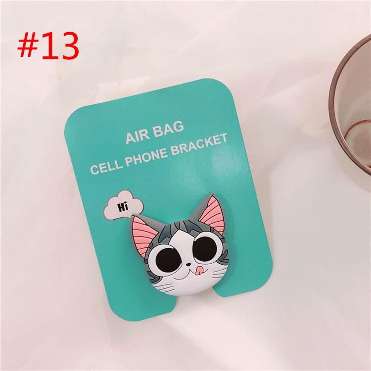 Supporto per telefono cellulare Adesivo per telefono Staffa per montaggio su telefono Supporto per dito Accessori per telefoni carini per cartoni animati