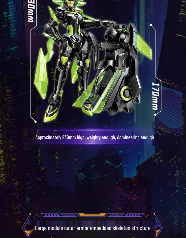 Sun Shangxiang Mecha Building Blocks - Compatible with LEGO, Action Figure Assembly Toy for Boys, Perfect Birthday Gift