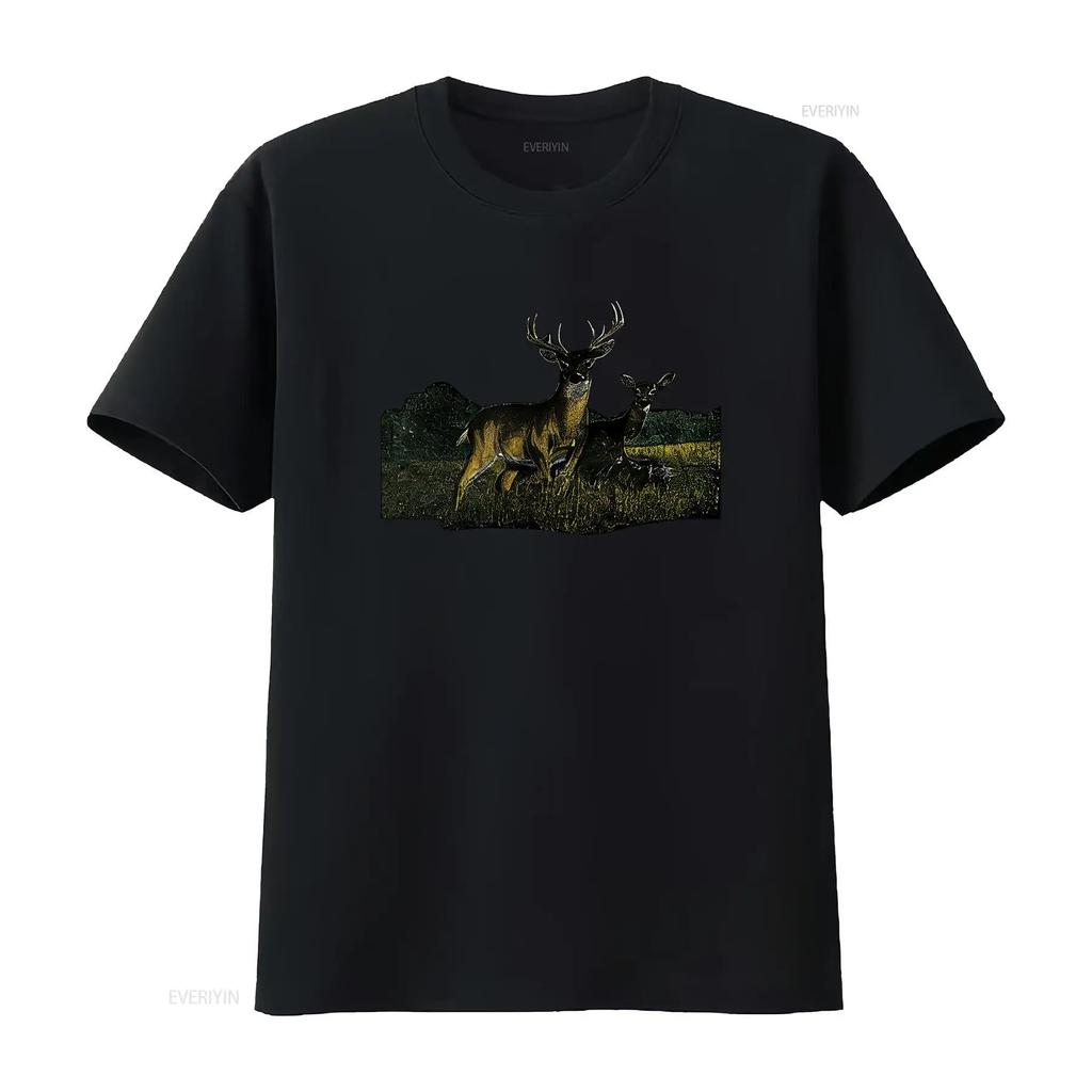 Vintage 90s Deer Nature T Shirt Size Xl Vintage Top For Everyday Wear Streetwear Fashion Homme Comfortable Unisex