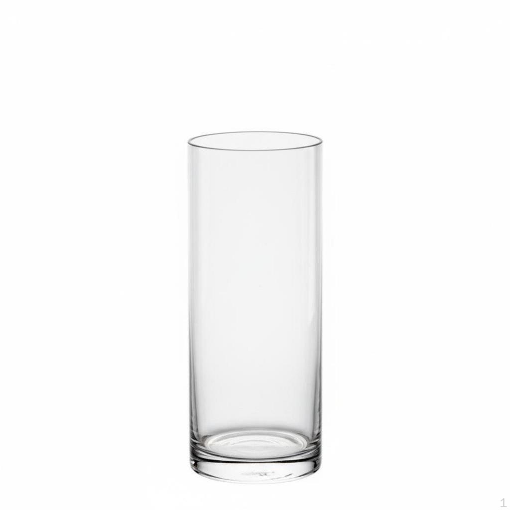 Acrylic Shatterproof Vase, Transparent Cylinder Flower Holder, Modern Minimalist Decor for Living