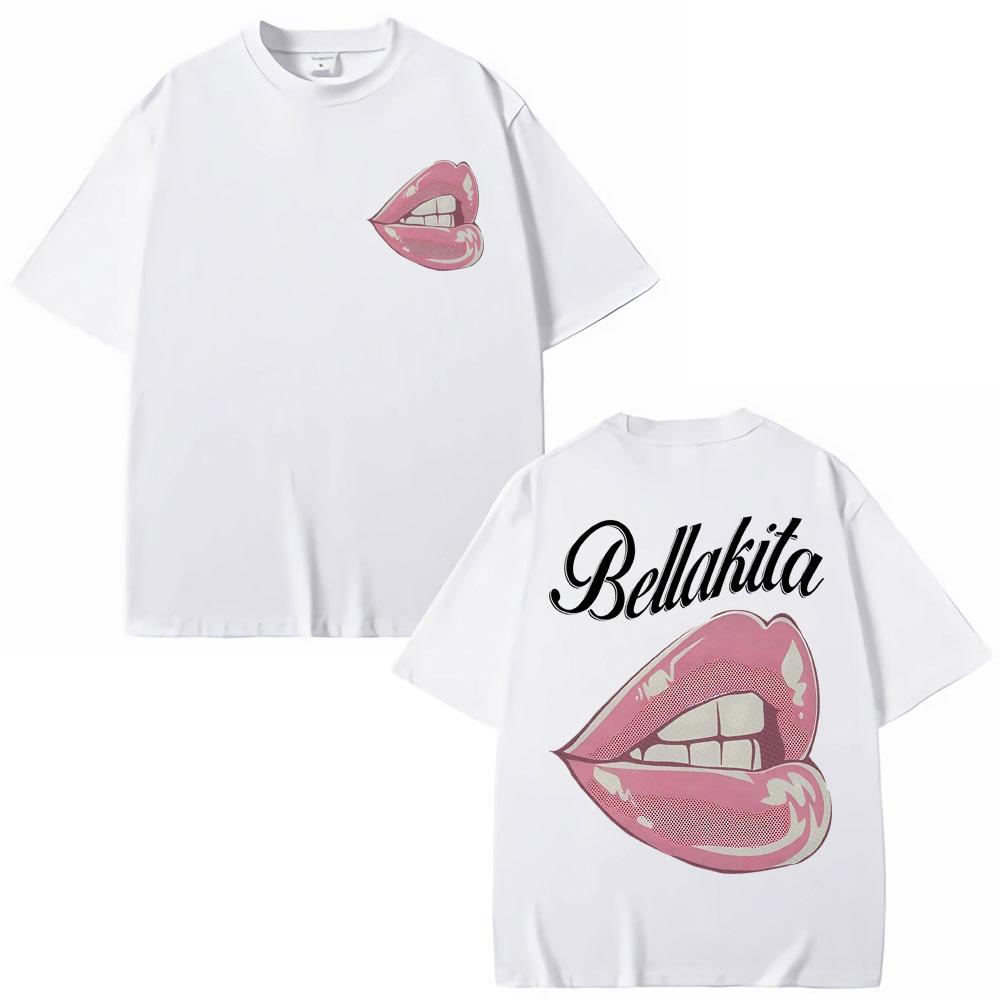 Rapper Omar Courtz Album Mouth Graphic T Shirts Men Women Fashion Design Aesthetic T Shirt Cotton Oversized T-shirts Streetwear