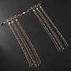 Long Tassel Rhinestone Head Chain Shiny Tassel Hair Accessories  Women's Hair Jewelry