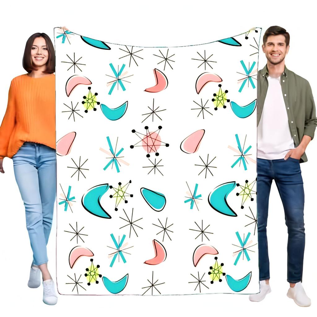 Cozy Patterned Throw Blanket Soft Warm Lightweight Sofa Bed Cover Perfect Birthday Gift for Home Decor