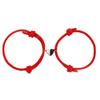 2Pcs Anti-rust Multi-color Fashion Nice-looking Exquisite Magnetic Heart Couple Hand Chain Lover Bracelet