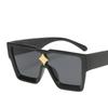 Oversized Luxury Square Sunglasses Men Women Vintage Mirror Glasses UV400 Protection Designer Brand Eyewear