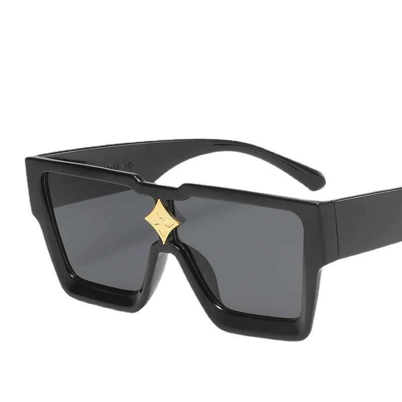 Oversized Luxury Square Sunglasses Men Women Vintage Mirror Glasses UV400 Protection Designer Brand Eyewear