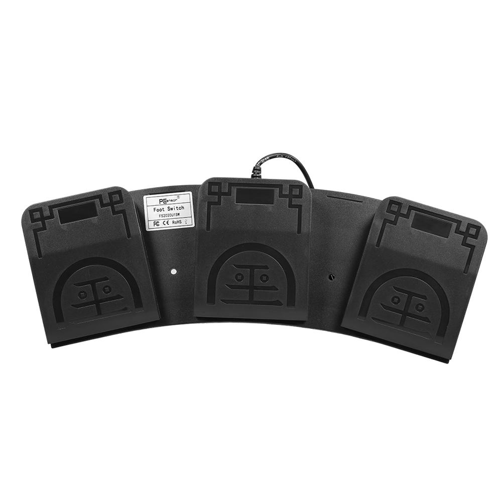 FS2020U1 USB Foot Switch Control Key Customized Computer Keyboard Action Pedal for Medical Devices Instruments