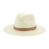 American Straw Hat Tibetan Western Style Retro French Panama Solid Color Advanced Outdoor Sunshade Sun Protection Straw Hat